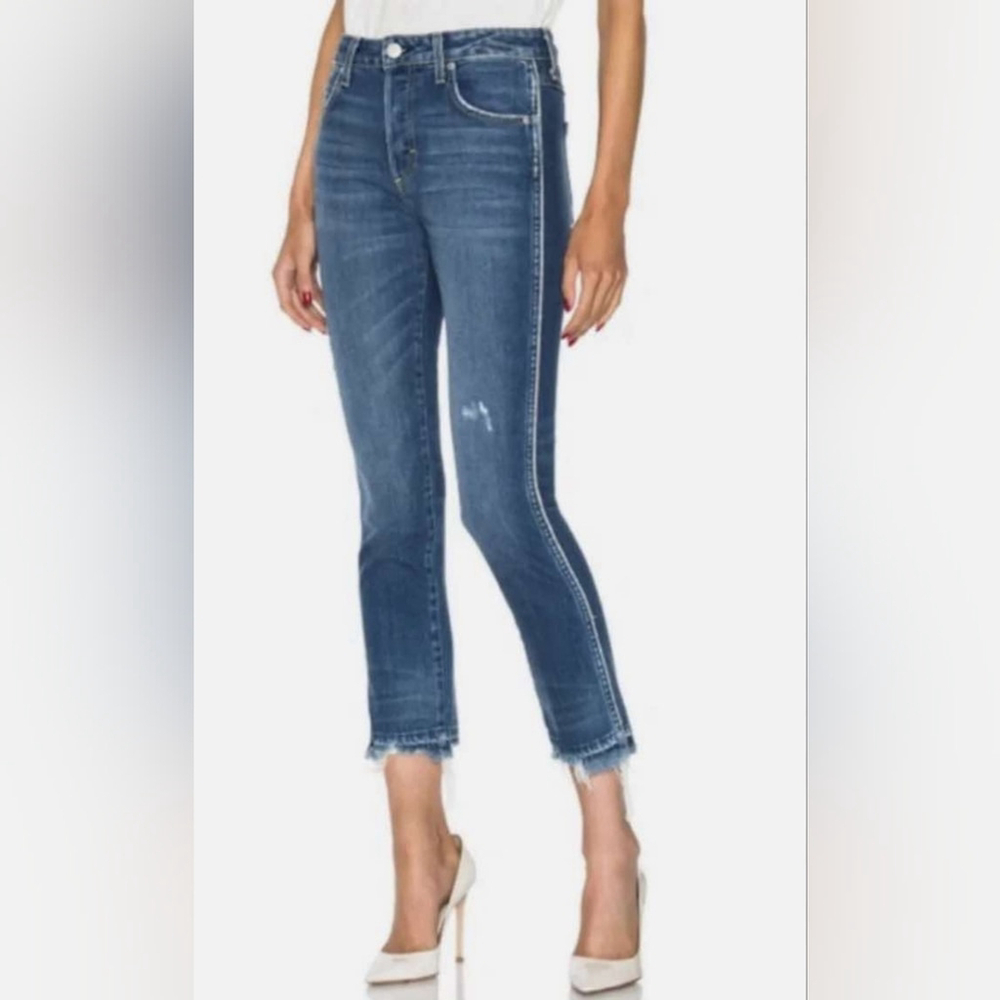 $298 NWT AMO Babe Slim Fit High Rise Size 27